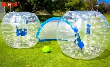big zorb ball with humans inside